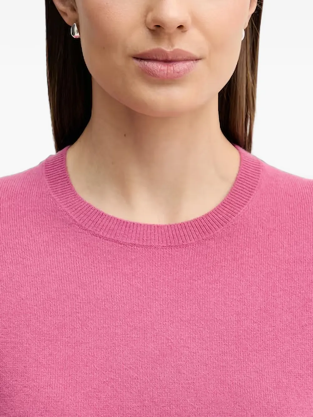 Benetton Trui met hoge hals Roze