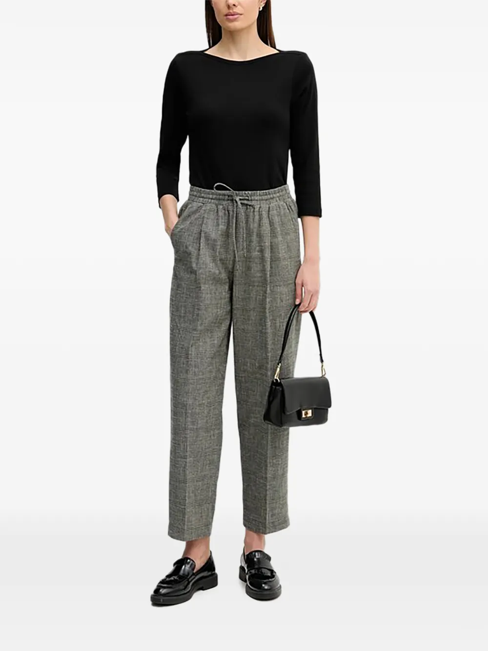 Benetton prince of wales trousers - Grigio