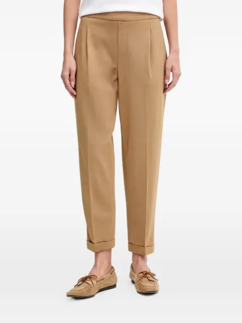 Benetton cuffed tapered trousers