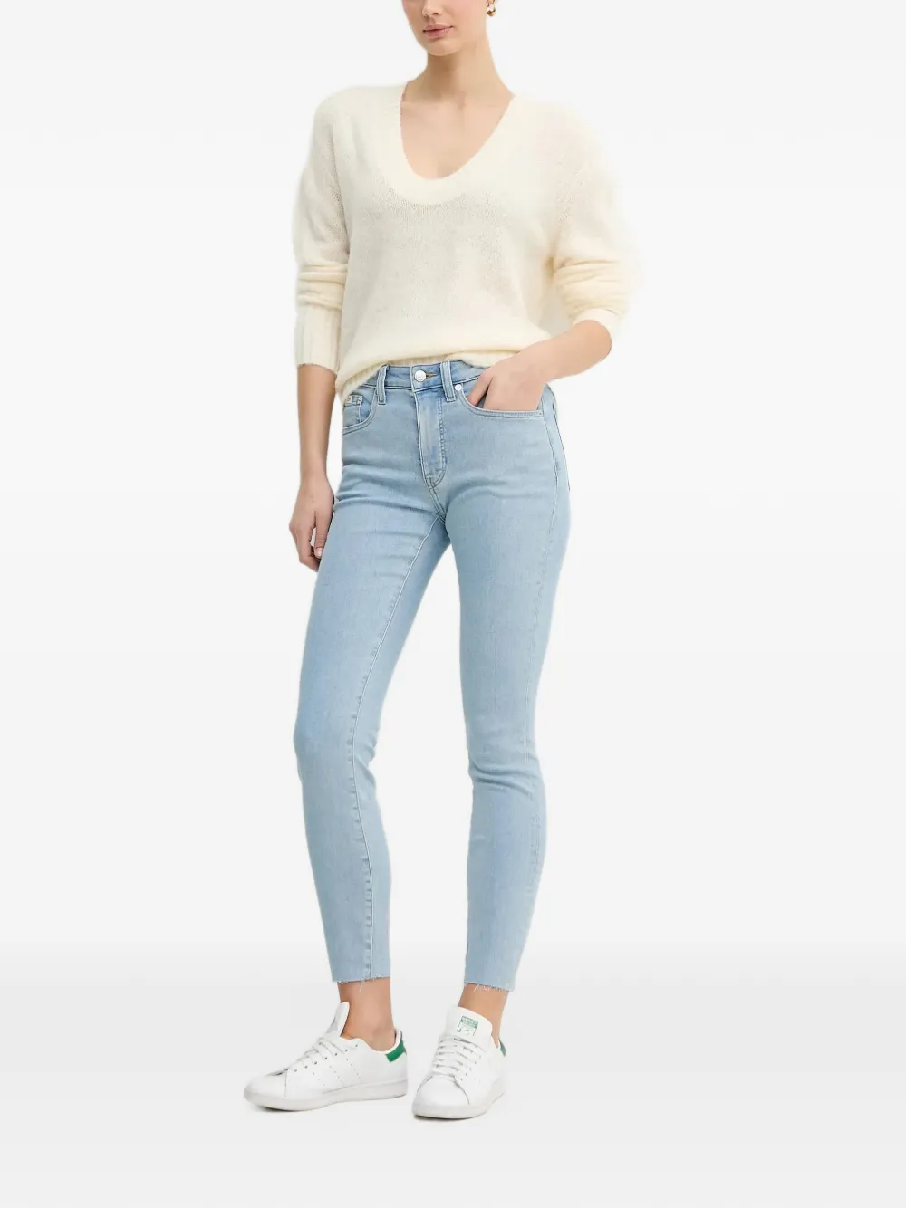 Benetton V-neck sweater Beige