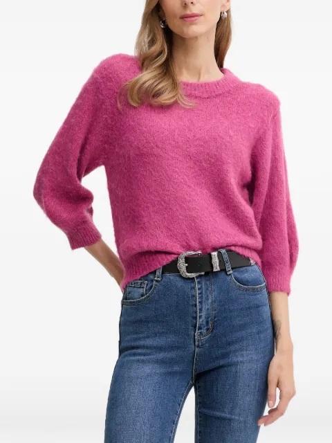 Benetton suéter con mangas farol