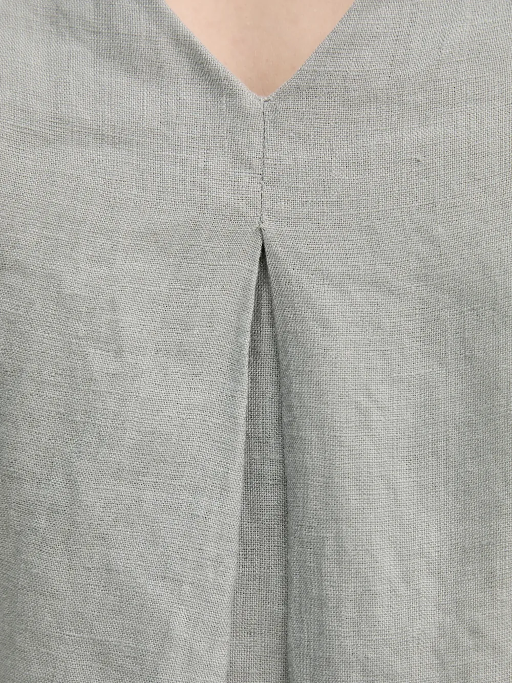 Benetton Mini-jurk met V-hals Grijs