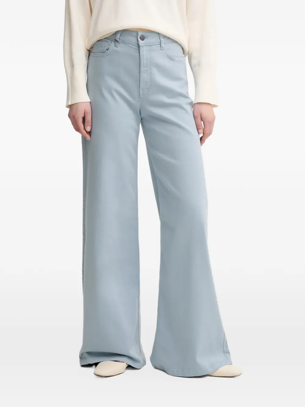 Benetton Wide-leg Jeans In Blau