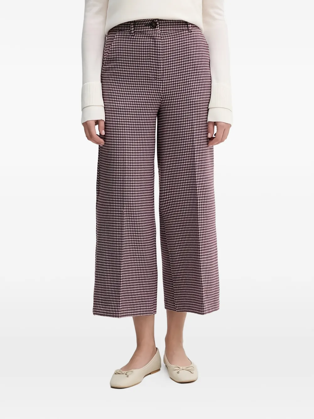 Benetton houndstooth trousers - Viola