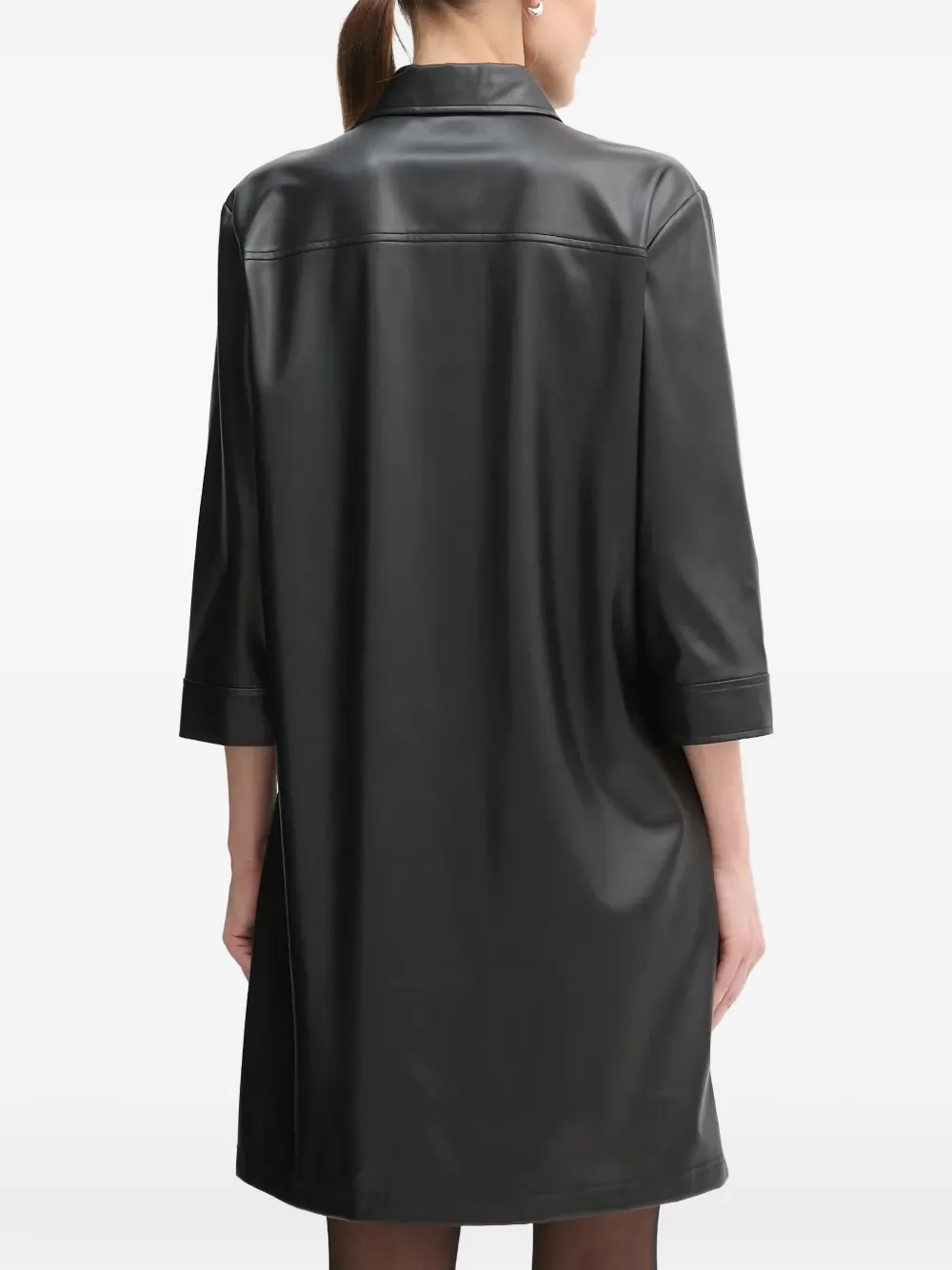 Benetton Button-up blousejurk Zwart