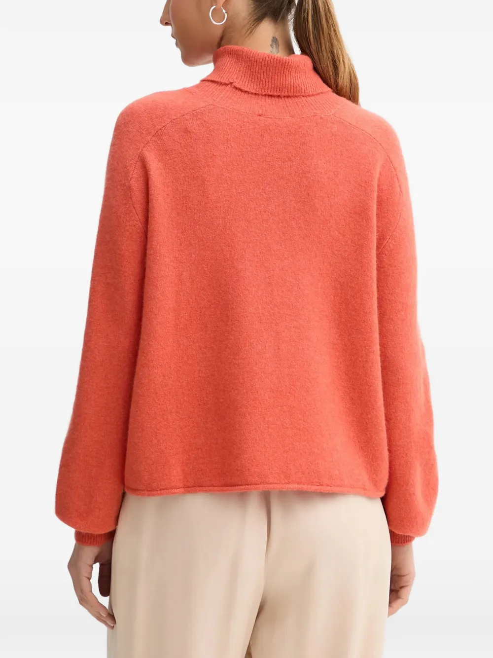 Benetton roll-neck sweater Oranje