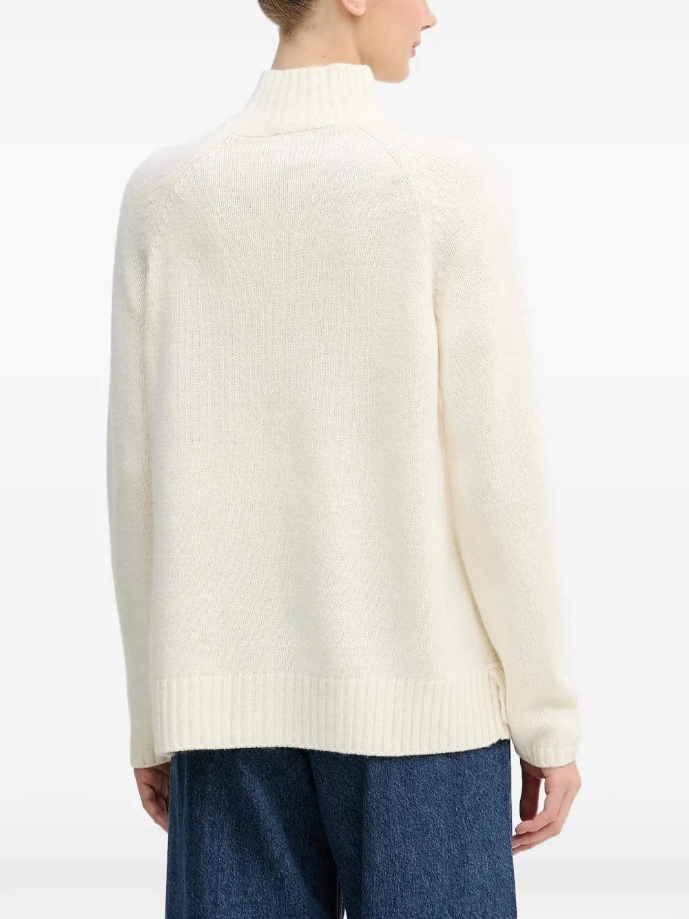Benetton cable-knit sweater Beige