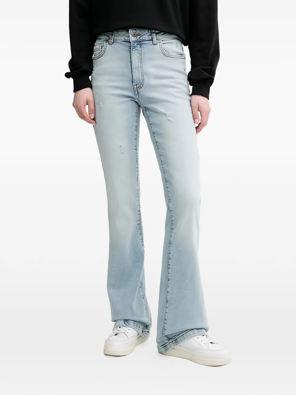 Benetton flared denim jeans - Blu