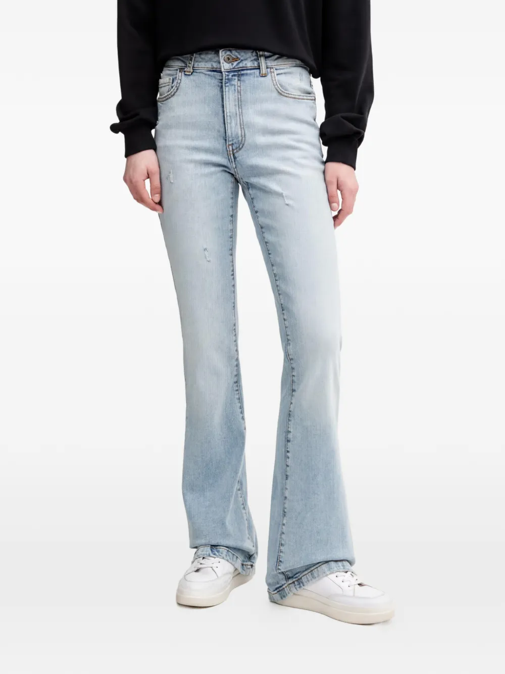 Benetton flared denim jeans - Blu