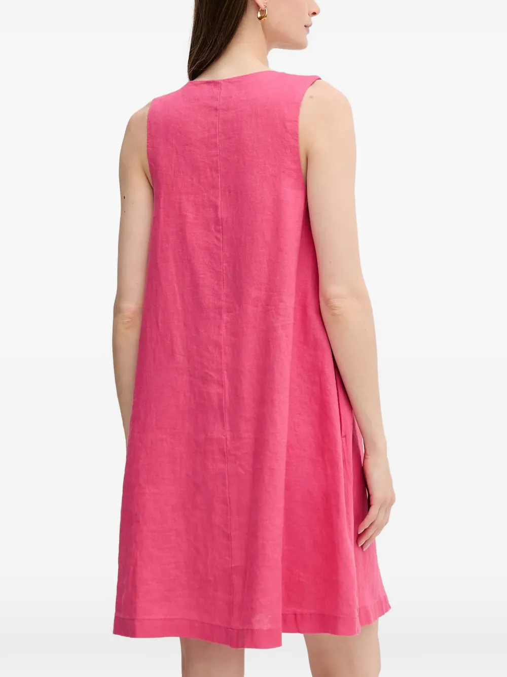 Benetton Mini-jurk met V-hals Roze