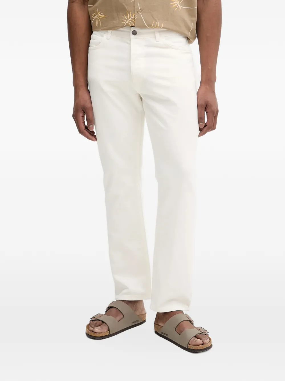 Benetton straight-leg jeans - Blanc Benetton straight-leg jeans - Blanc