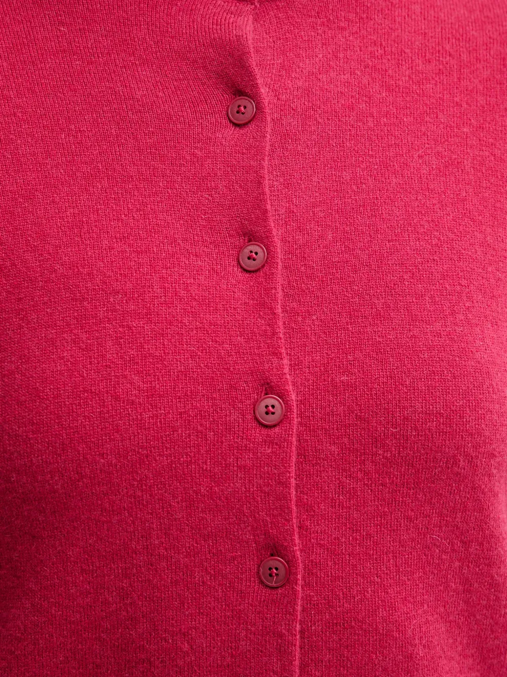 Benetton Vest met knopen Roze
