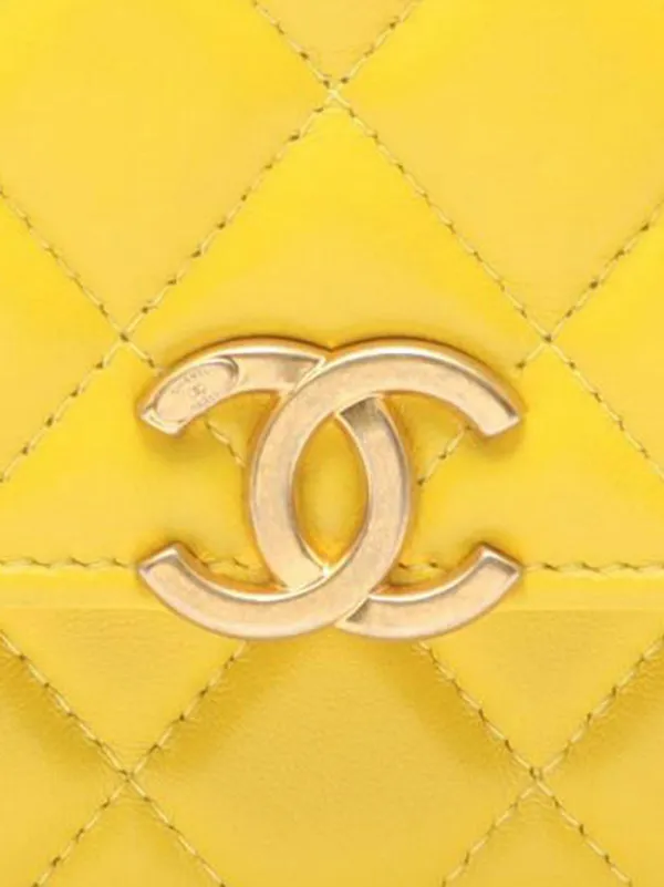 CHANEL Pre-Owned 2022 ミニ ラムスキン キャンディ ココマーク
