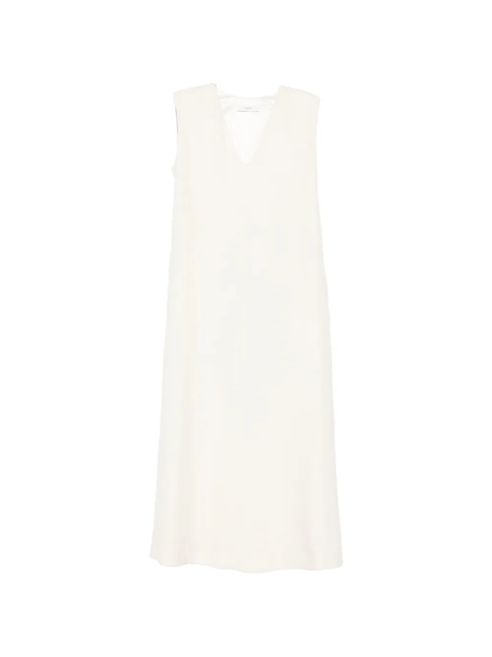 JOSEPH Vassad V-neck sleeveless midi dress - Toni neutri