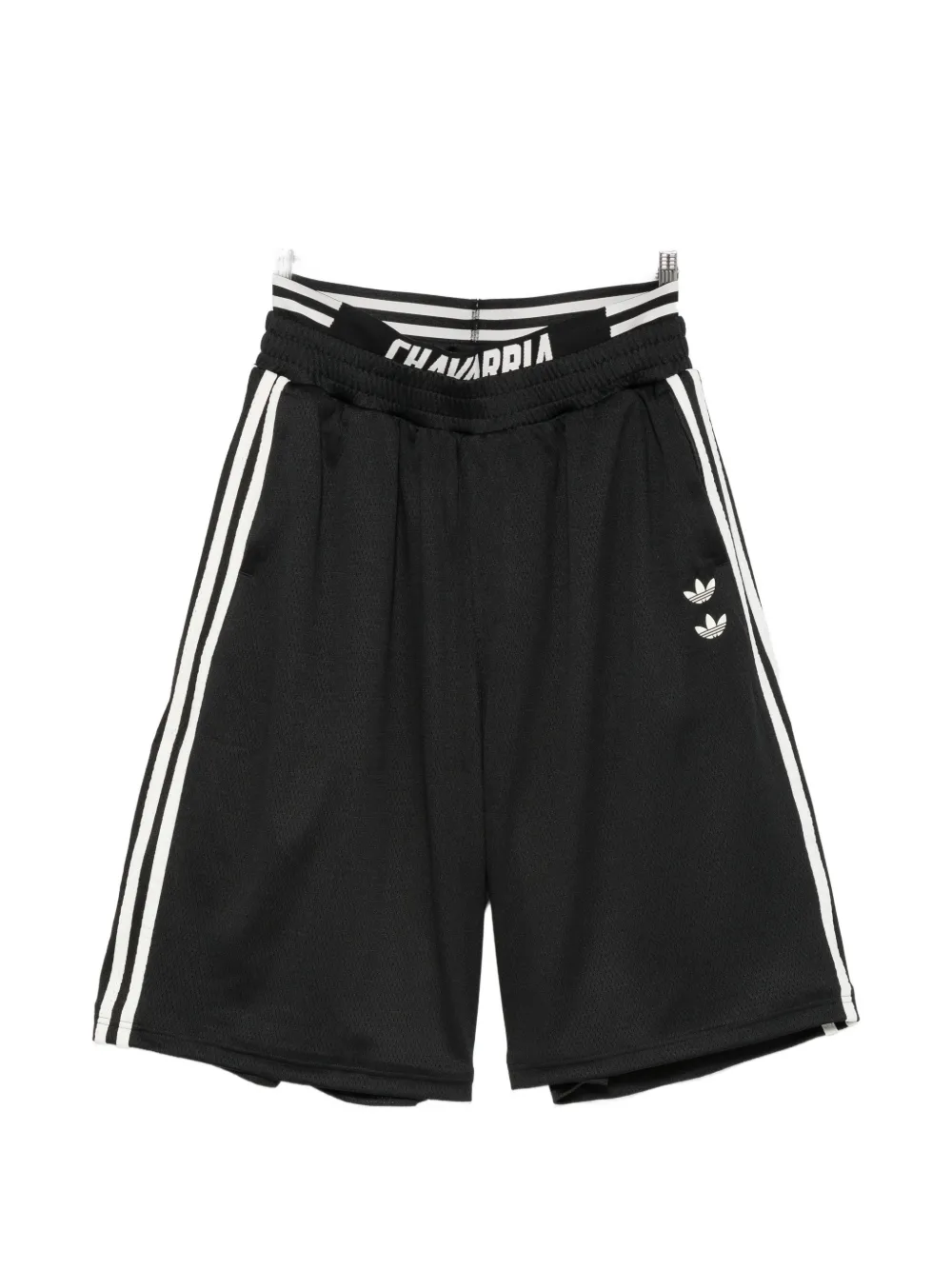 adidas x Willy Chavarria logo-embroidered mesh shorts - Nero