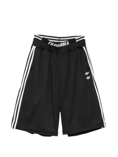 adidas x Willy Chavarria logo-embroidered mesh shorts