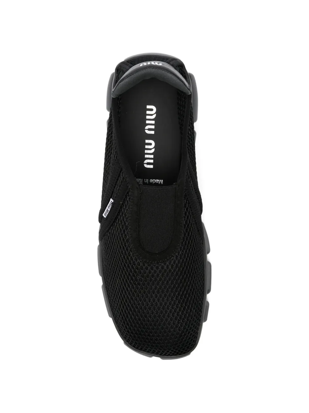 Miu Mesh sneakers Zwart