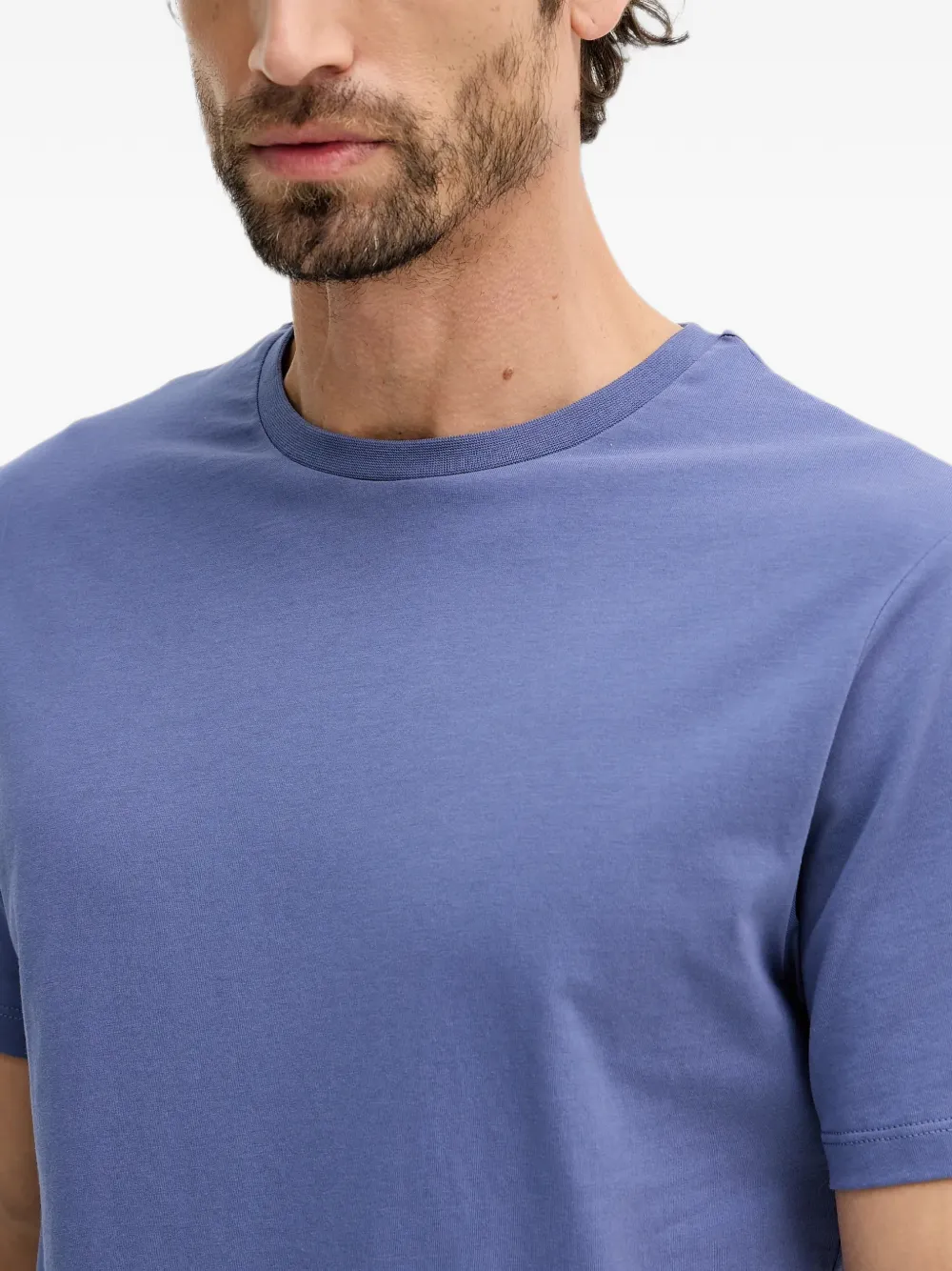 Hackett London T-shirt met ronde hals Blauw