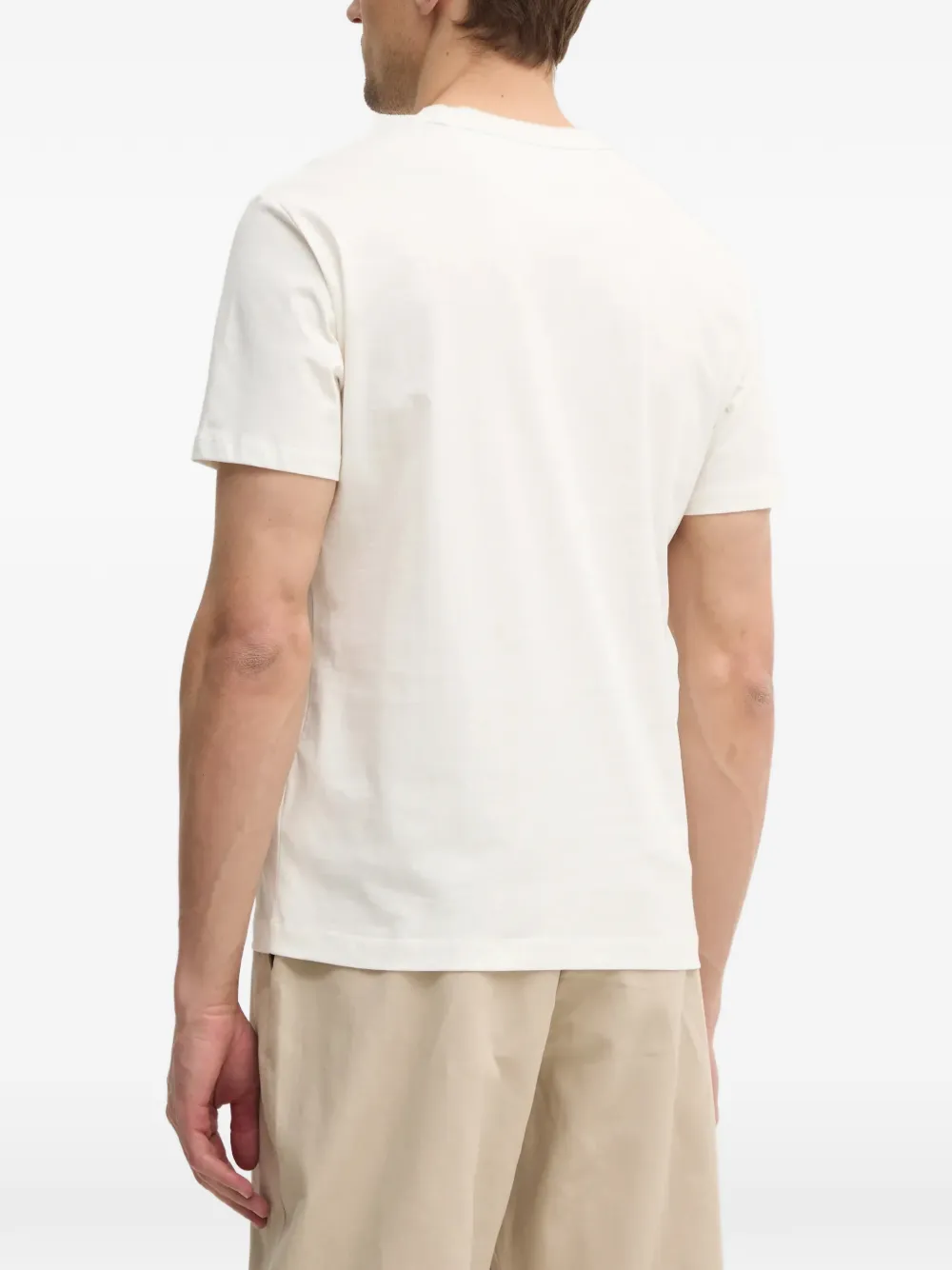 Hackett London T-shirt met geborduurd logo Wit