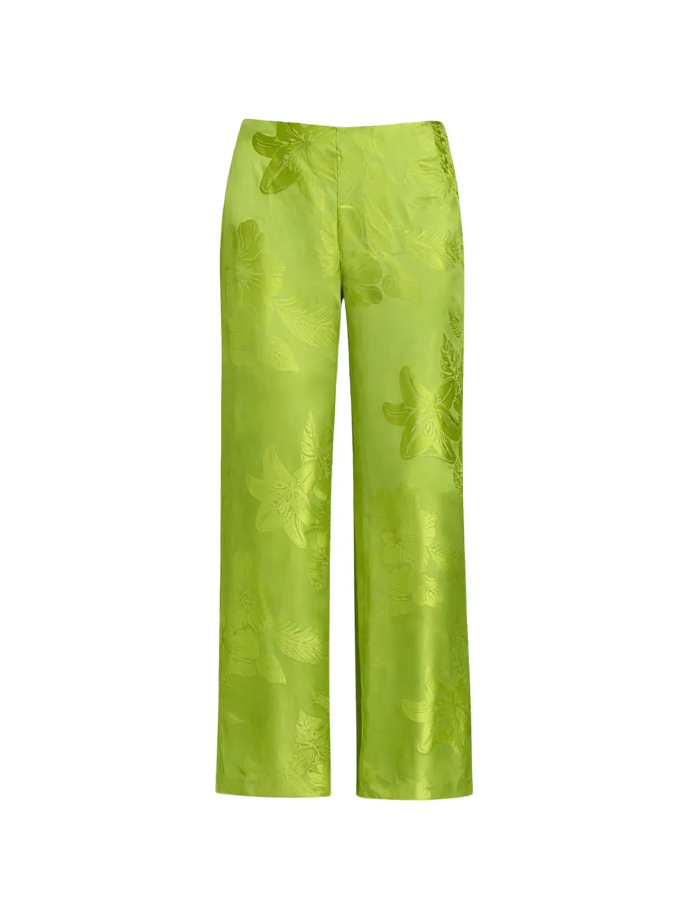Retrofete Antoinette floral-pattern trousers - Verde