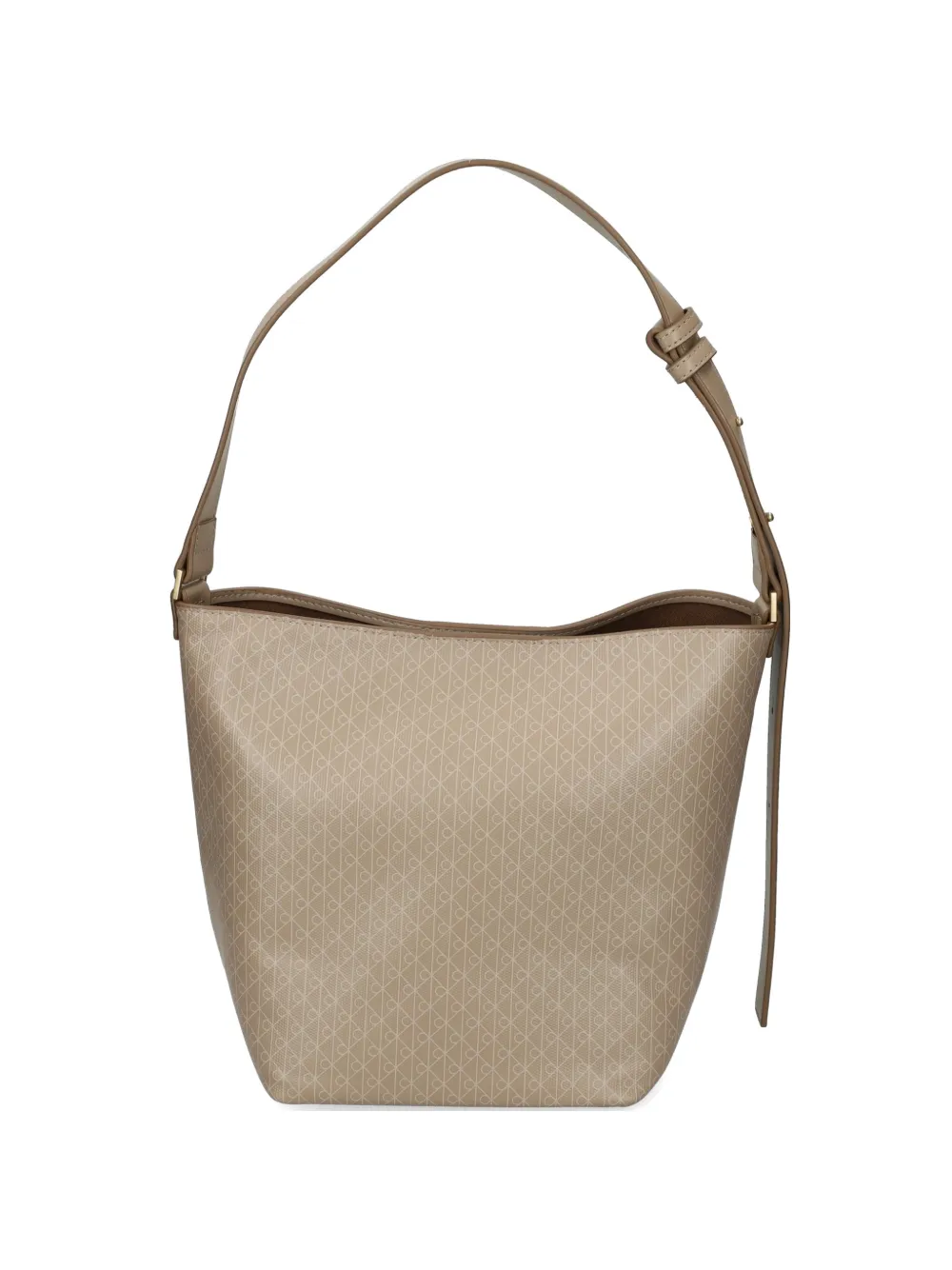 Calvin Klein all-over patterned shoulder bag - Toni neutri
