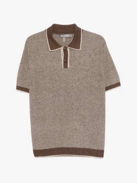 Canali t-shirt boutonné