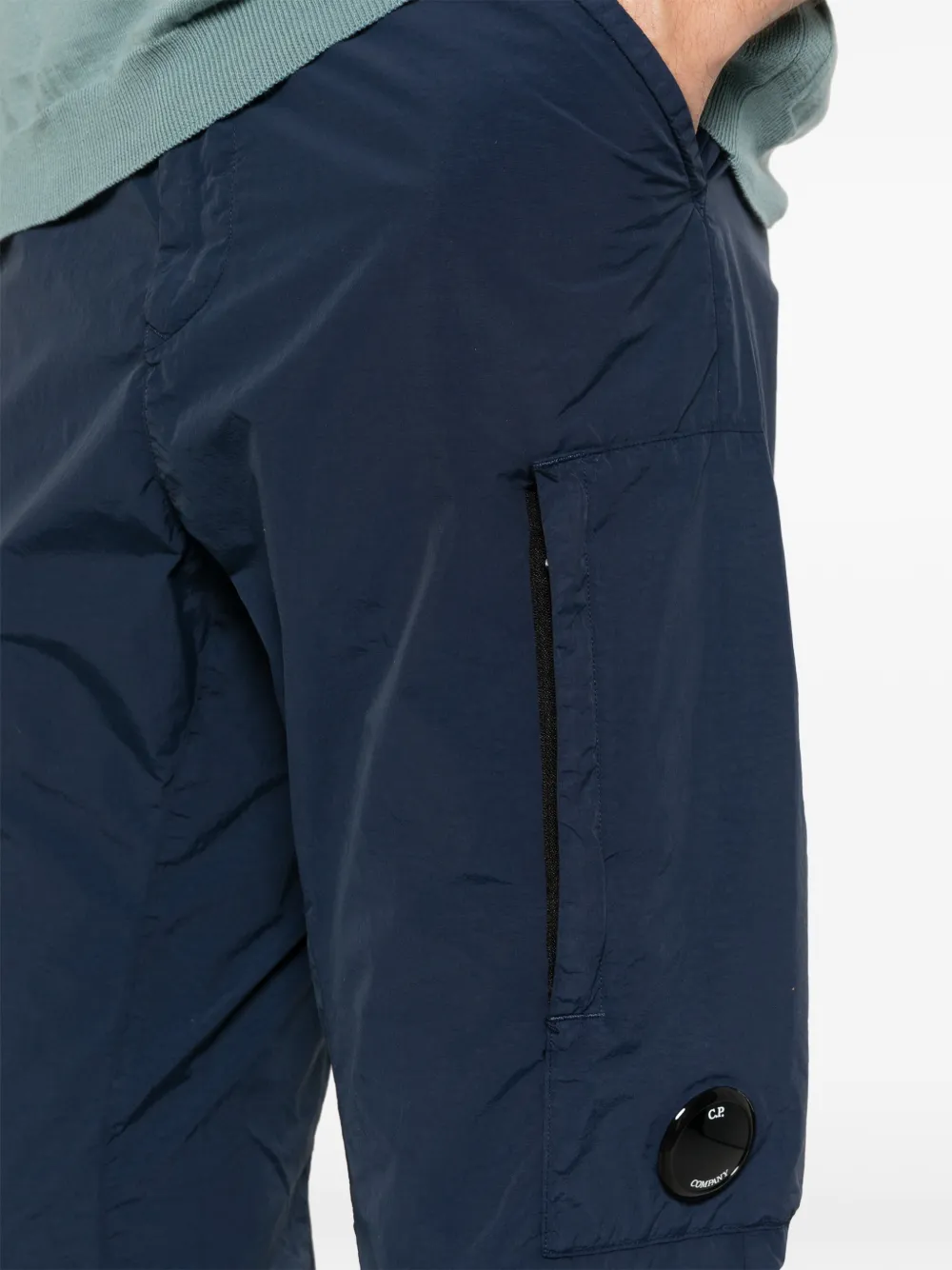 C.P. Company Cargo broek met zak Blauw