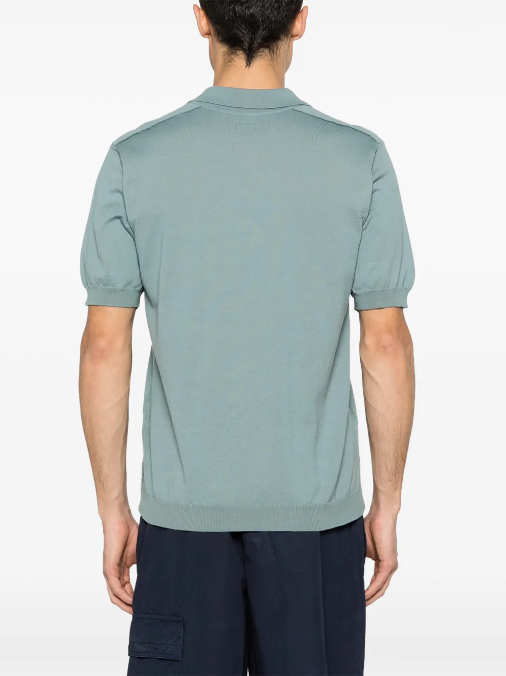 C.P. Company Gebreide trui met polokraag Blauw