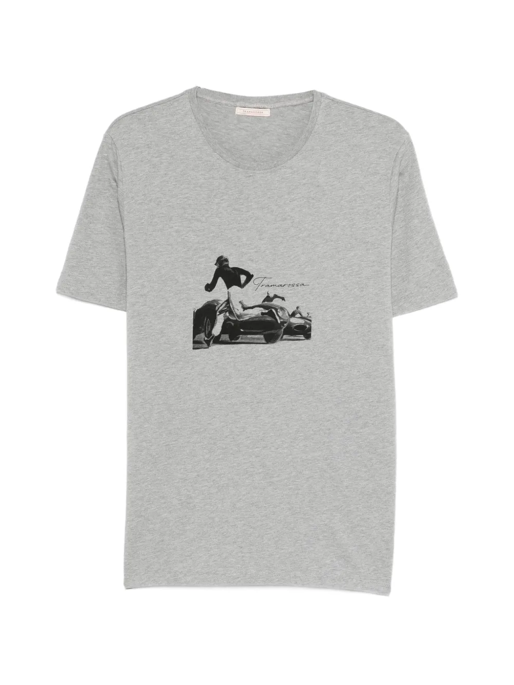 Sartoria Tramarossa Justin printed short-sleeve T-shirt - Grigio