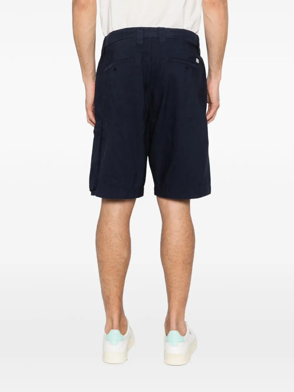 C.P. Company Ottoman regular cargo shorts Blauw