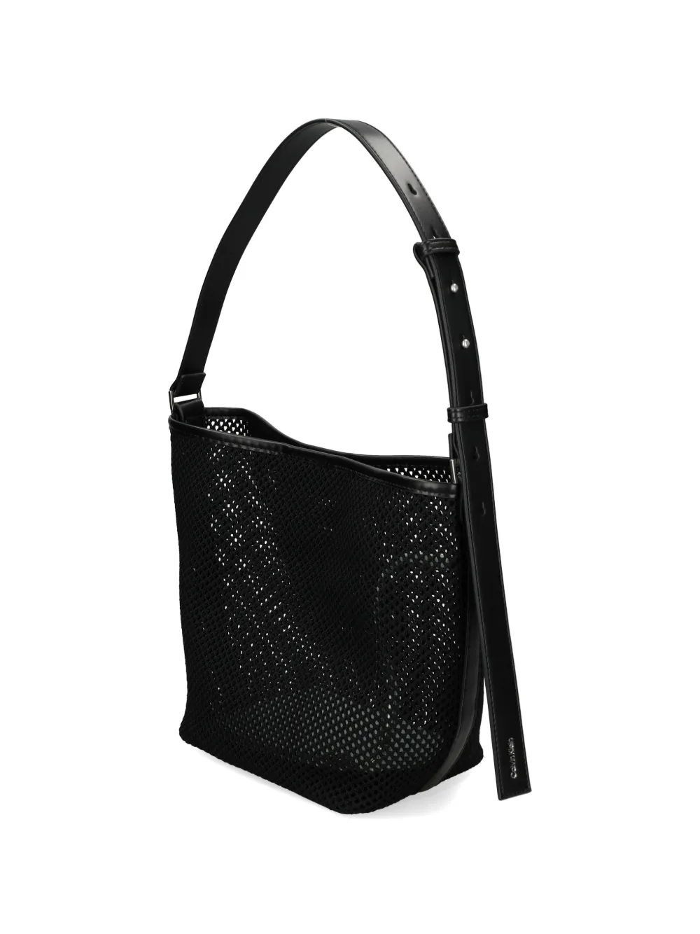 Calvin Klein Logo Shoulder Bag - Black 