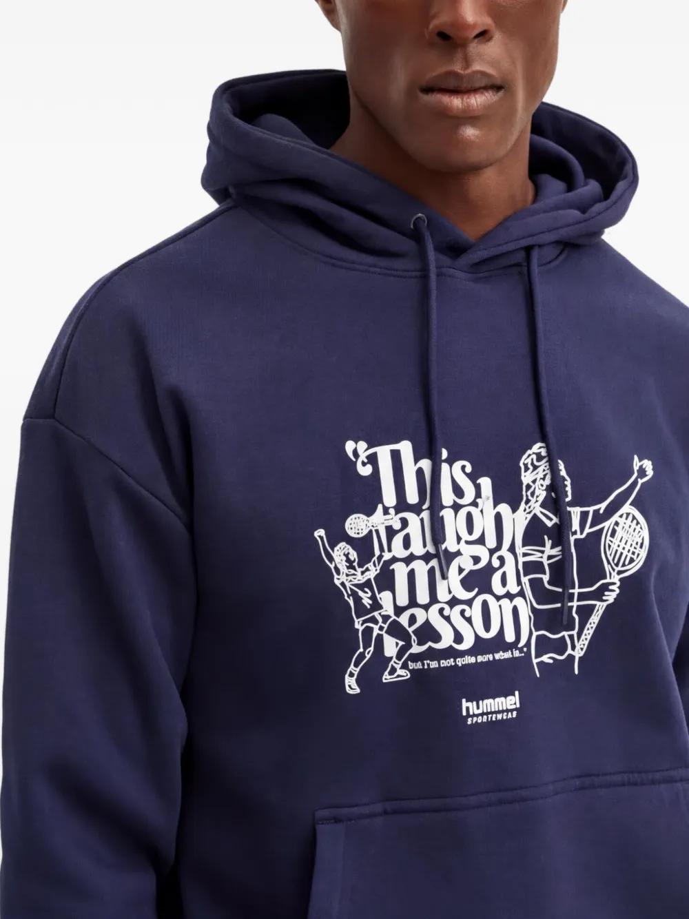 Hummel Hoodie met print Blauw