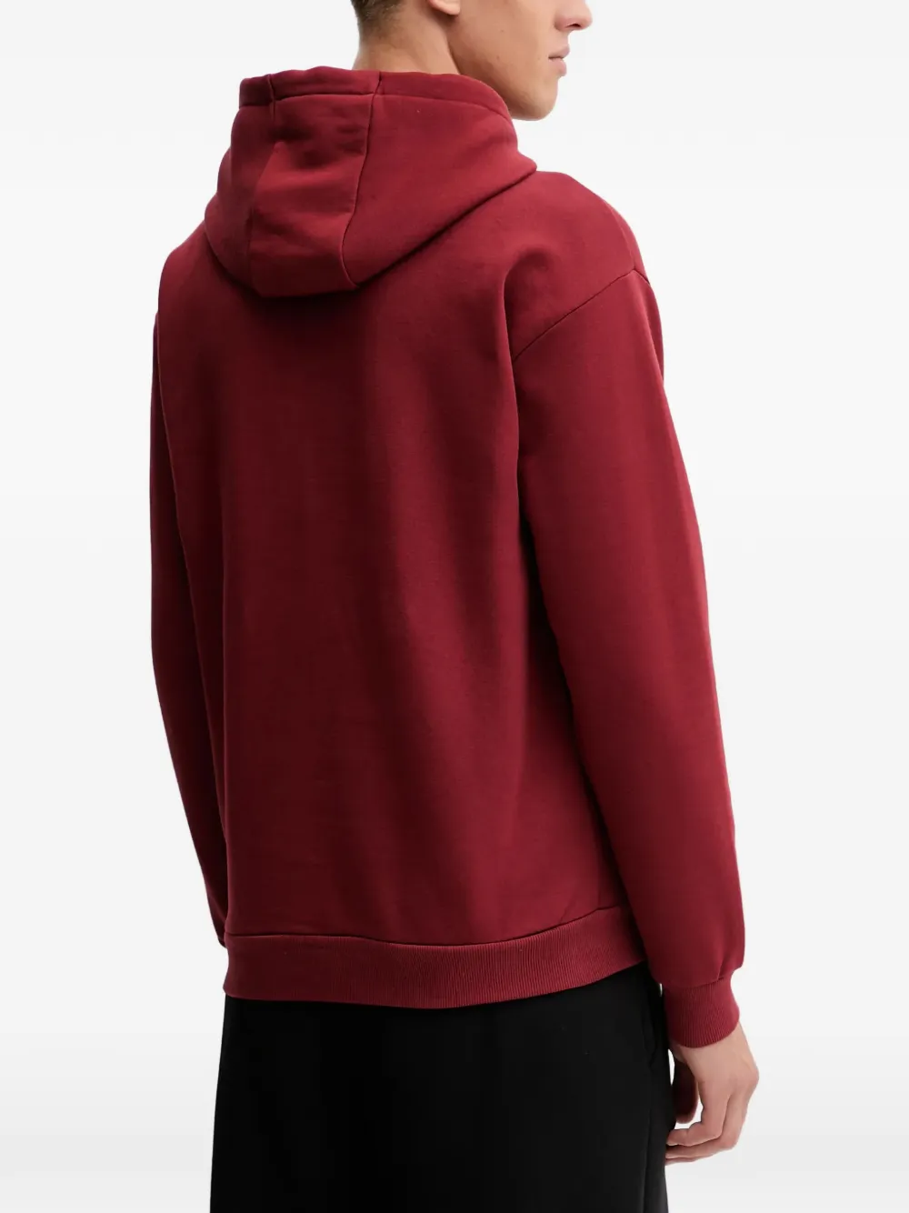 Hummel Hoodie met logopatch Rood