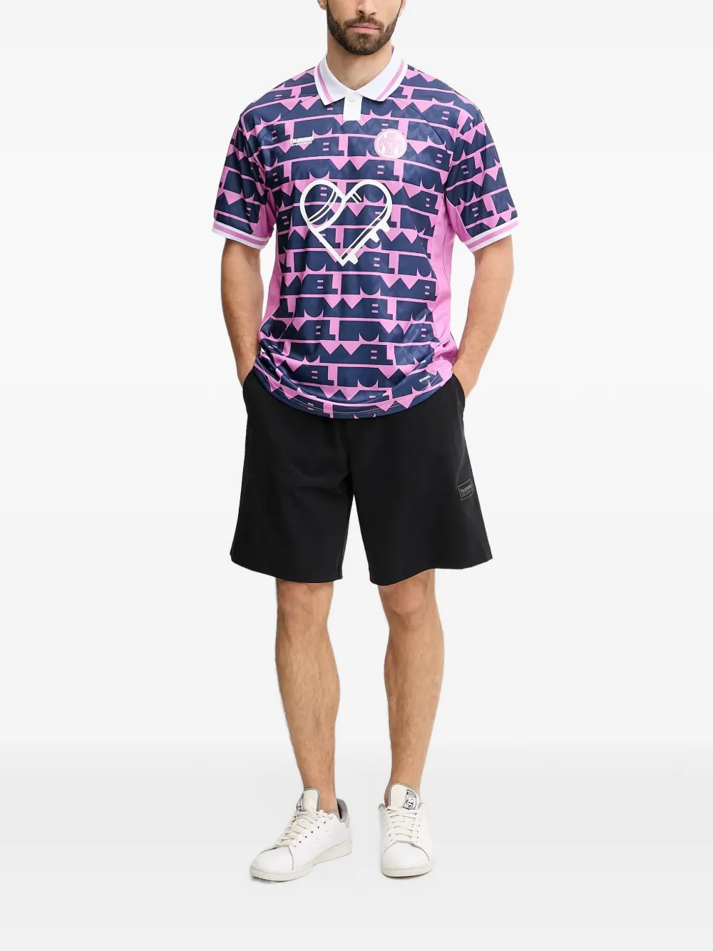 Hummel Love Loose logo-print short-sleeve T-shirt Roze