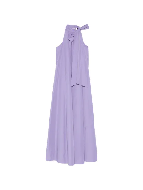Essentiel Antwerp Jayda high-neck bow maxi dress