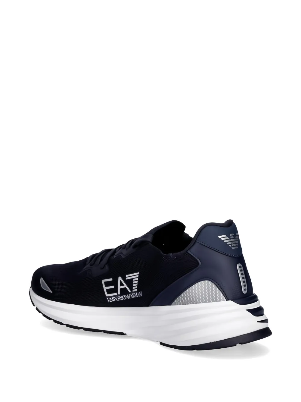 Ea7 Emporio Armani logo sneakers Blauw