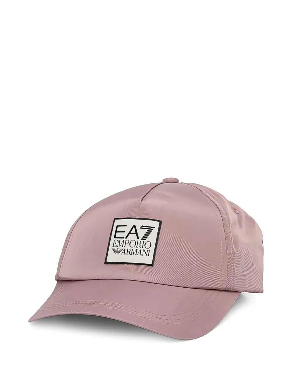 Ea7 Emporio Armani logo-patch hat - Rosa