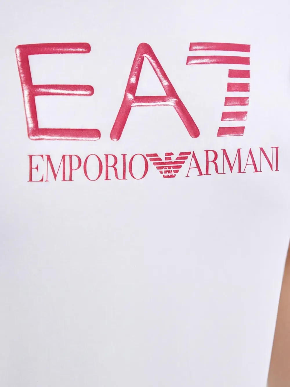 Ea7 Emporio Armani T-shirt met korte mouwen en grafische print Wit