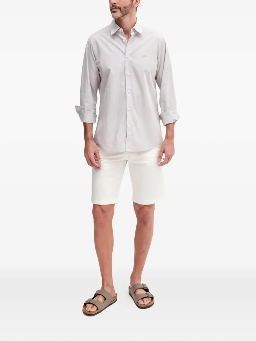 Armani Exchange Overhemd Grijs