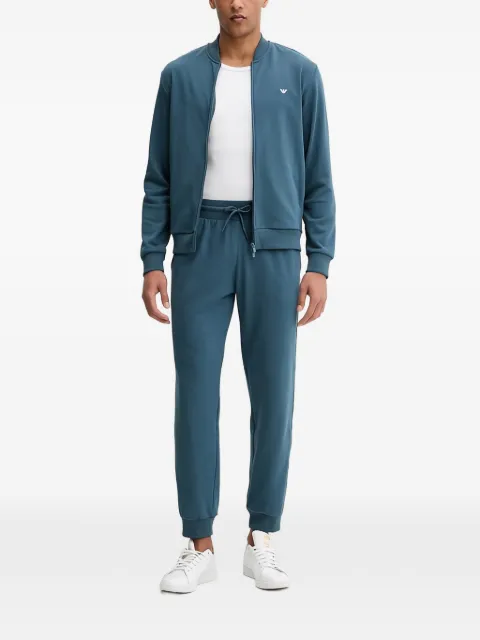 Emporio Armani logo-embroidered tracksuit