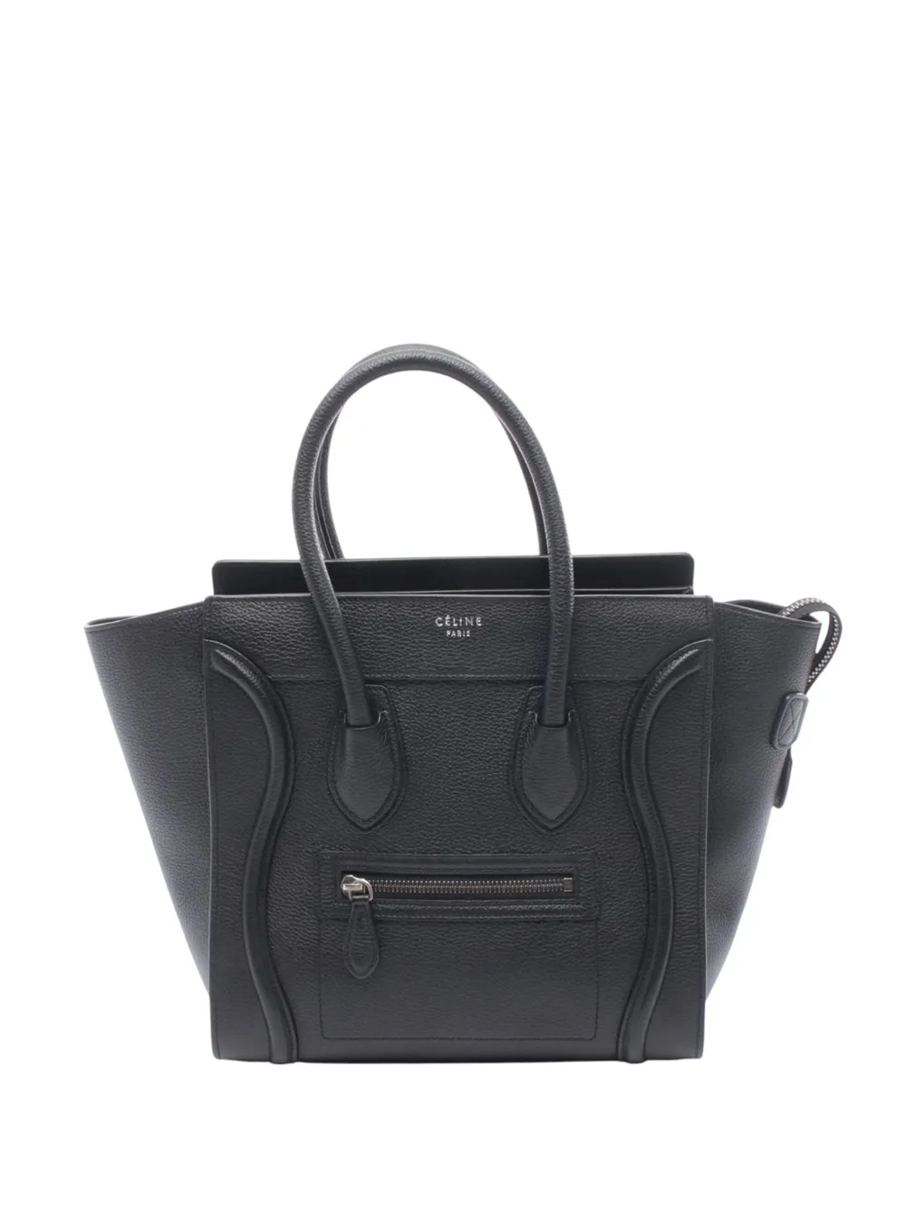 Celine Pre-Owned 2010-2026 Micro Calfskin Luggage tote bag - Nero