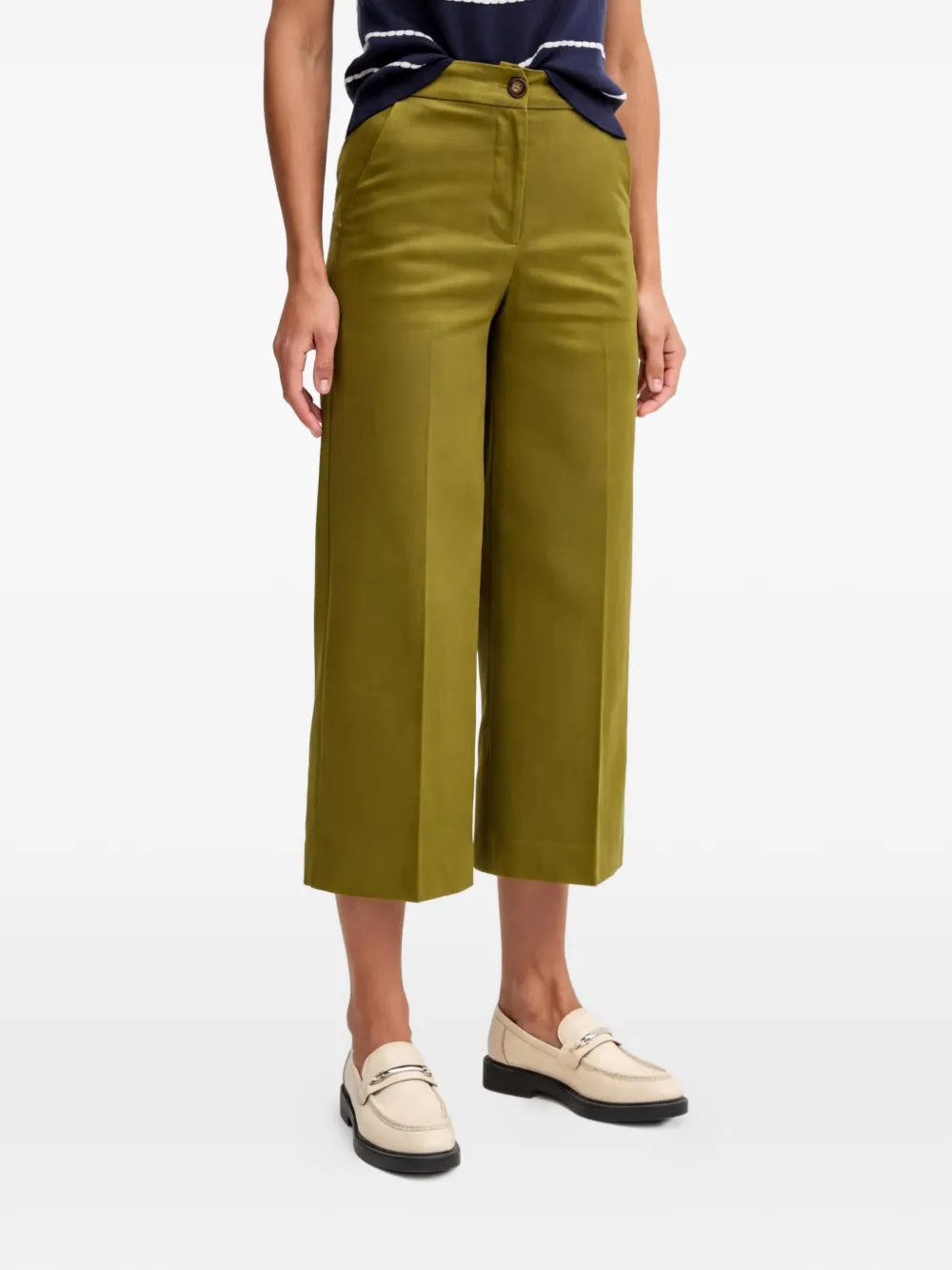 Benetton Pantaloni con bottoni - Verde