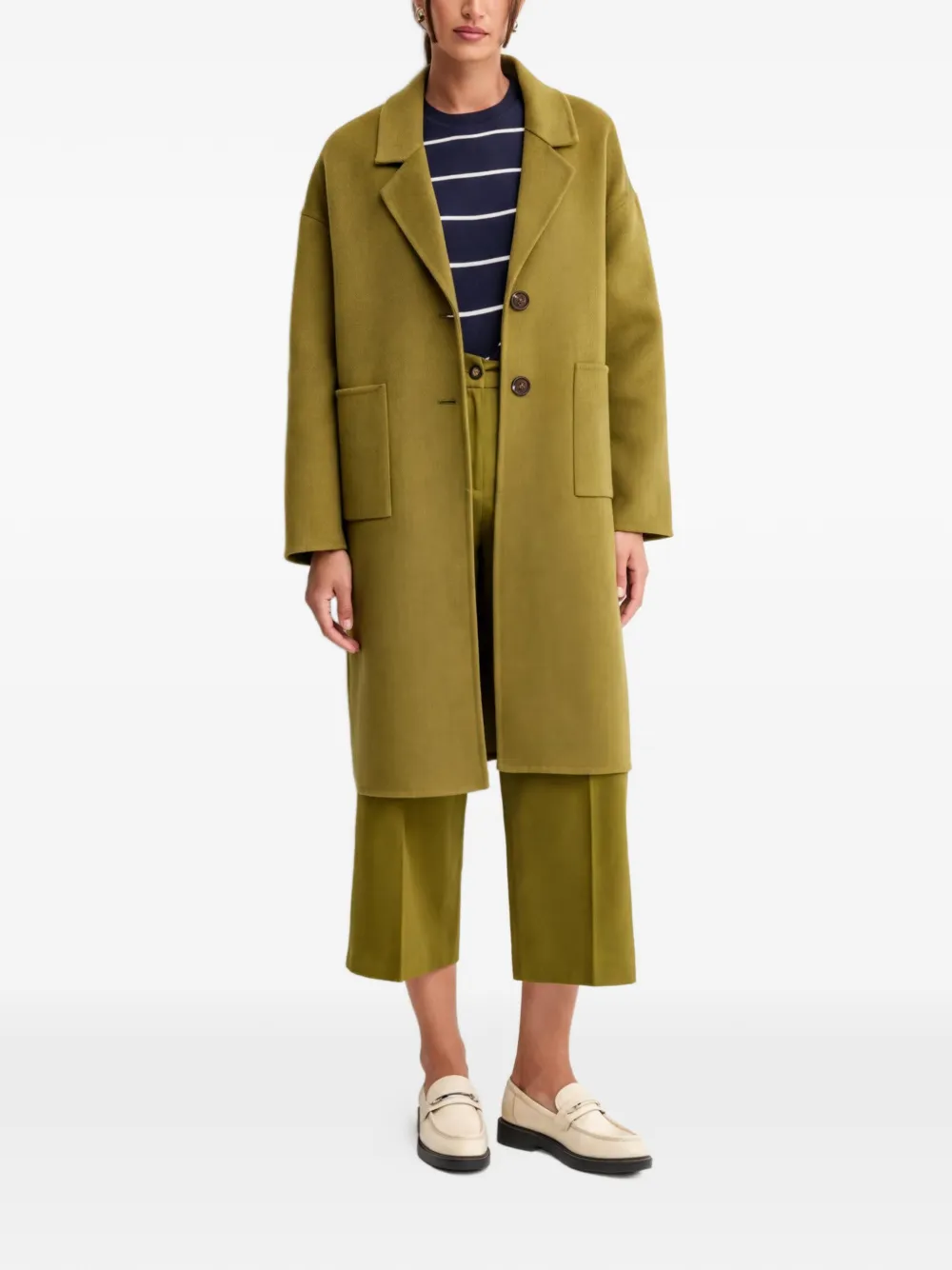 Benetton Broek met knopen Groen