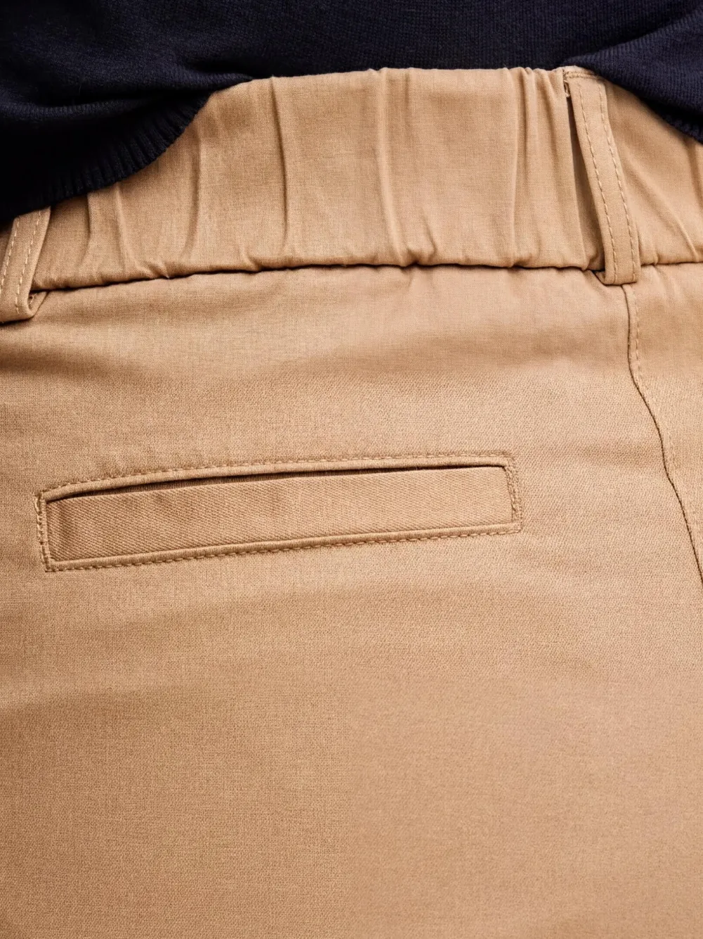 Benetton Broek met cuffs Beige