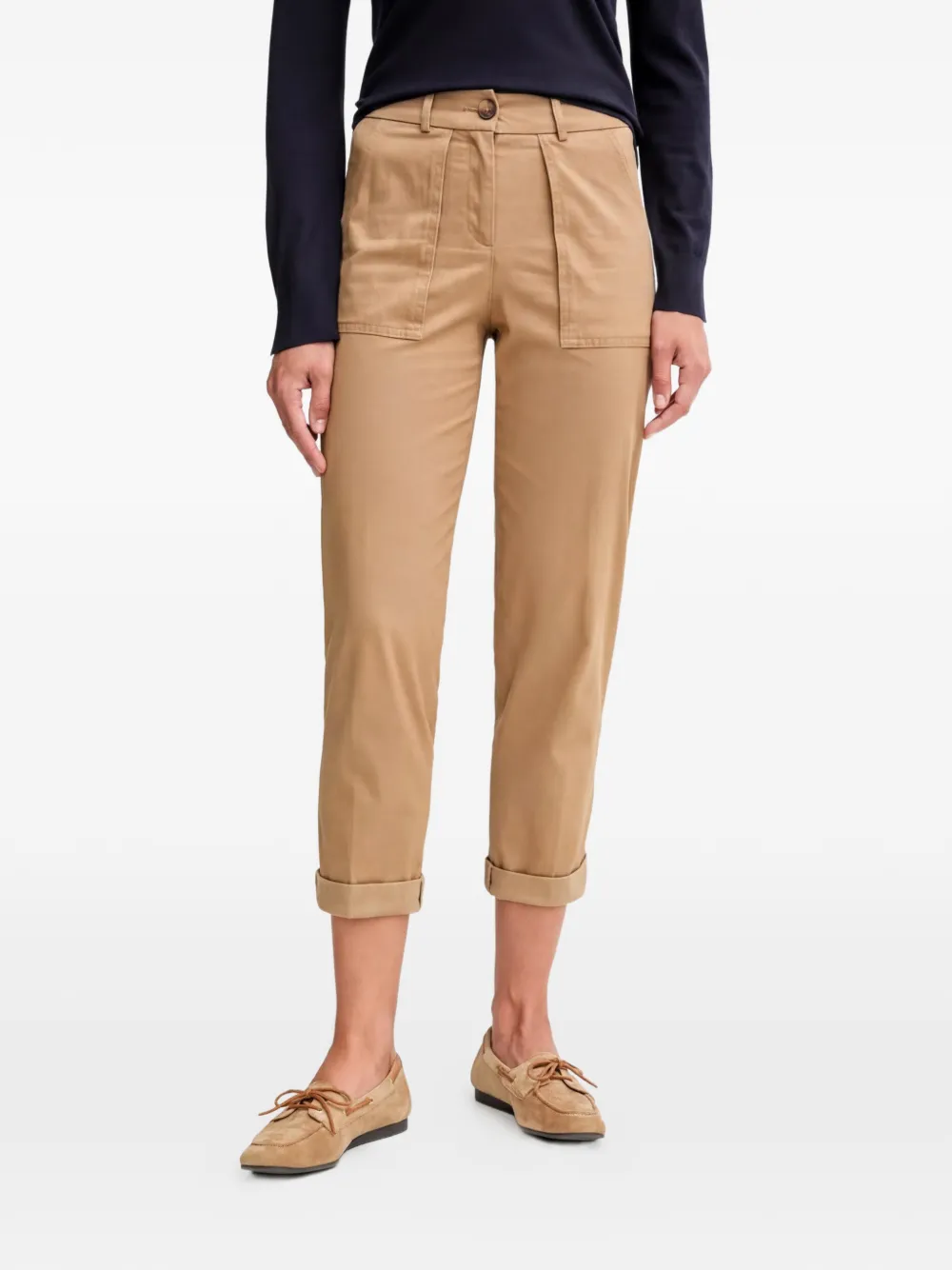 Benetton cuffed trousers - Toni neutri
