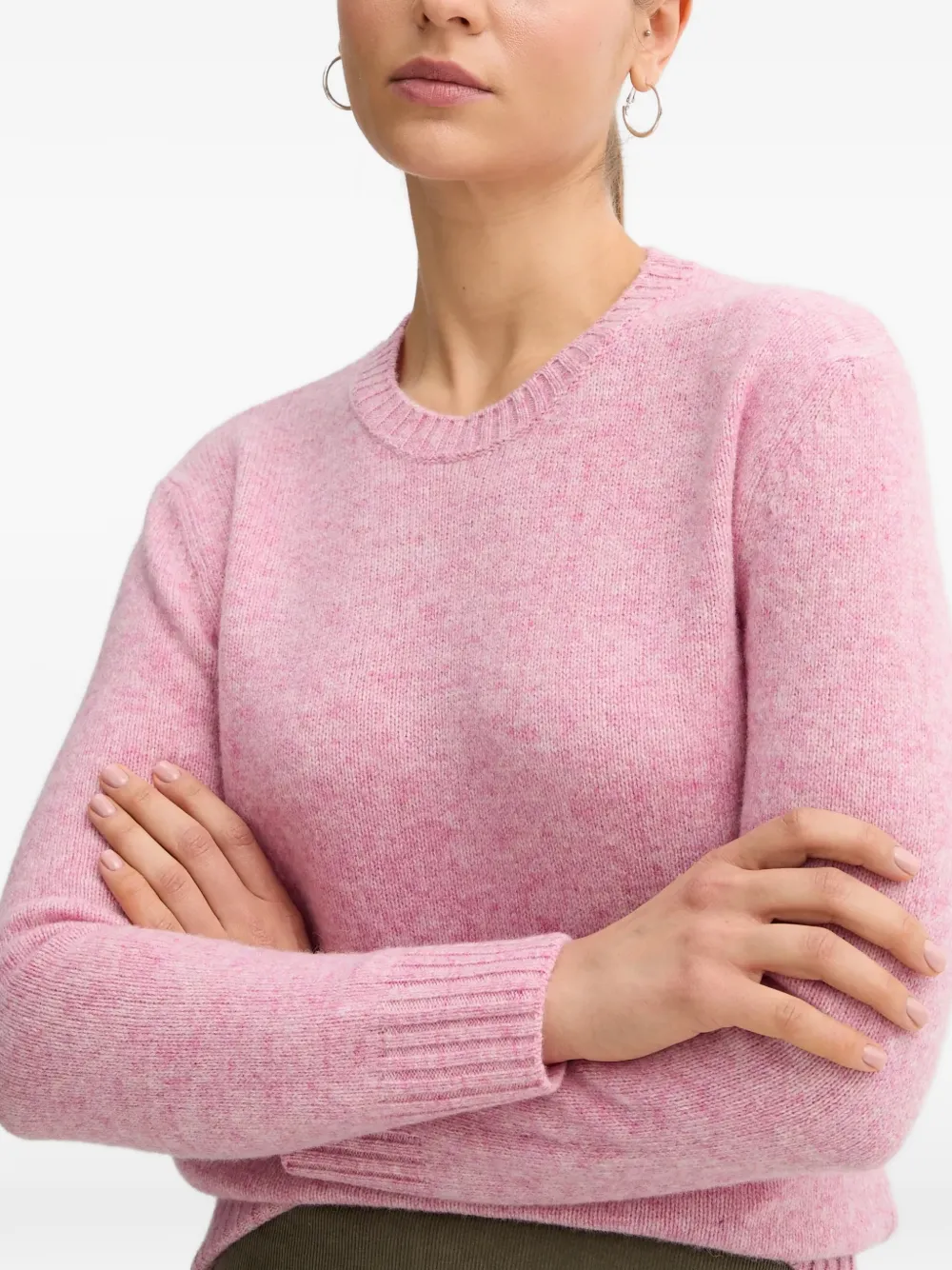 Benetton Trui met ronde hals Roze