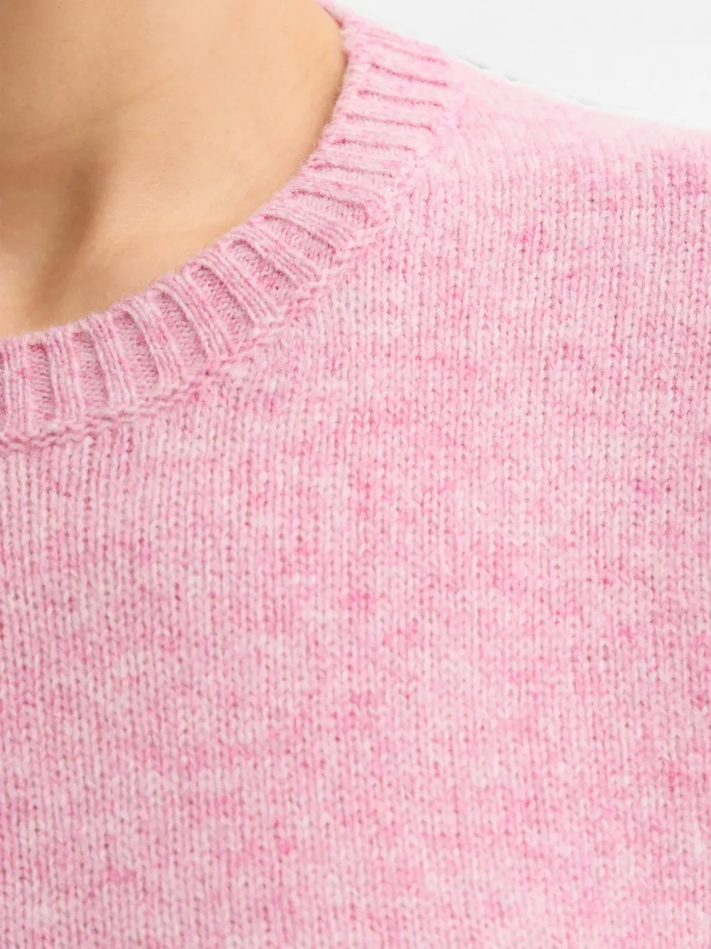 Benetton Trui met ronde hals Roze