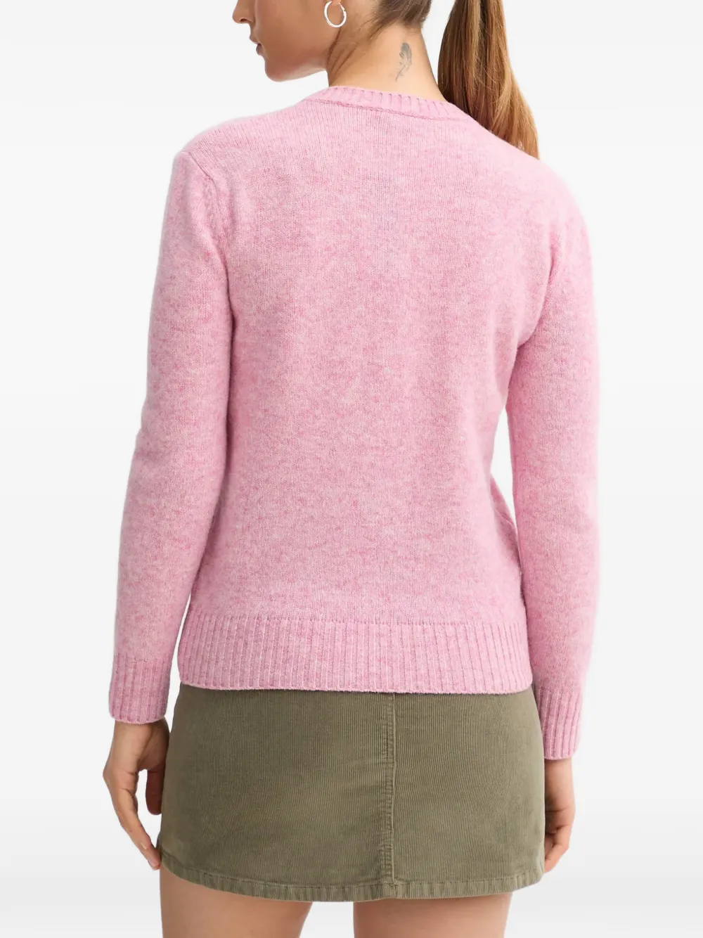 Benetton Trui met ronde hals Roze