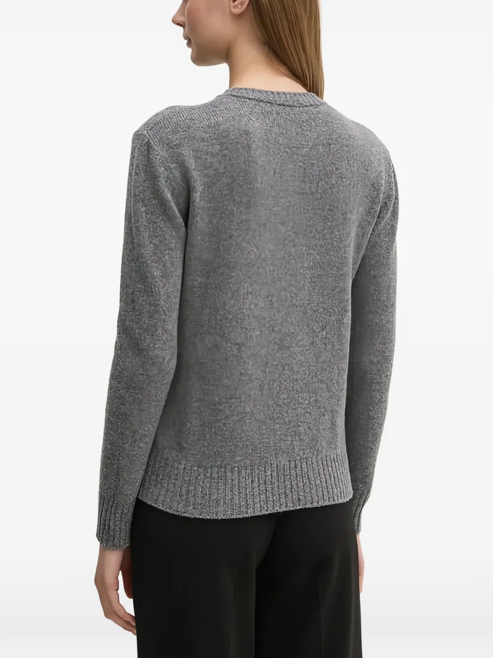 Benetton Trui met hoge hals Grijs