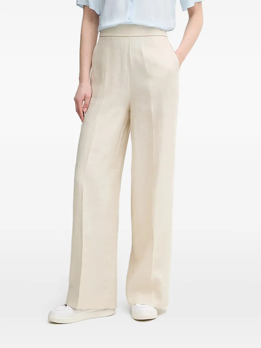 Benetton side-pockets trousers - Toni neutri